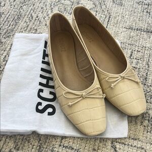 Schutz Cream Women's Flats